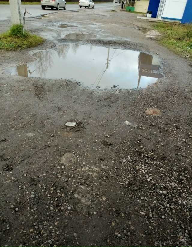 Экскурсия по городу.
Недоделки у спорт. площадки, кото?...