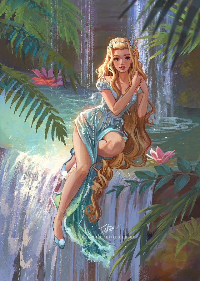 #Disney #Tinker_Bell / Феи
Очаровательные феечки от Toshia_San_art