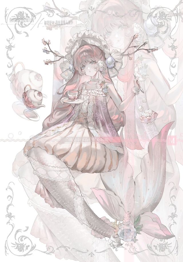 #Art_mermaid
Прекрасные создания подводного мира от Mei_Mezu