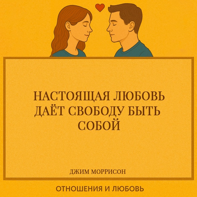 Джим Моррисон в этой цитате говорит о любви как о прост...