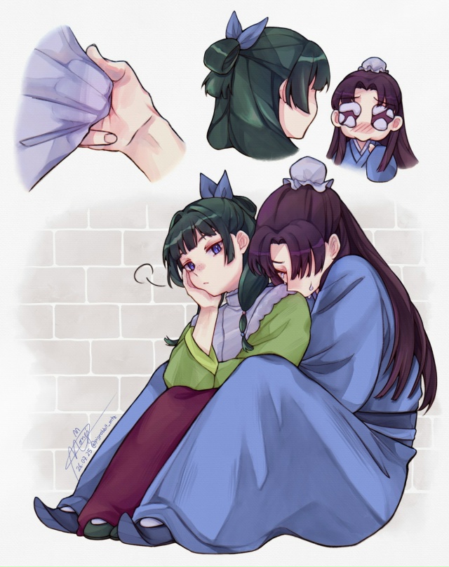 #Kusuriya_no_Hitorigoto / Монолог в аптечной лавке
Art: pigrabbit_mtz
(Д?...