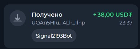 #Signal2193 ⚡️
Моя статистика:
Дата моего входа в проект: 10.04.2026
Сделал депозит: 1,700 usdt 😎
