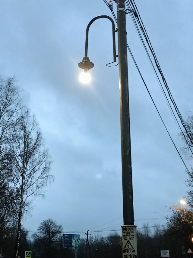 Добрый день! По адресу ул. Красная, 6 упал плафон с фонар...