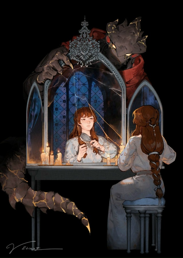 #Art_пары
Леди и Дракон от Velinxi