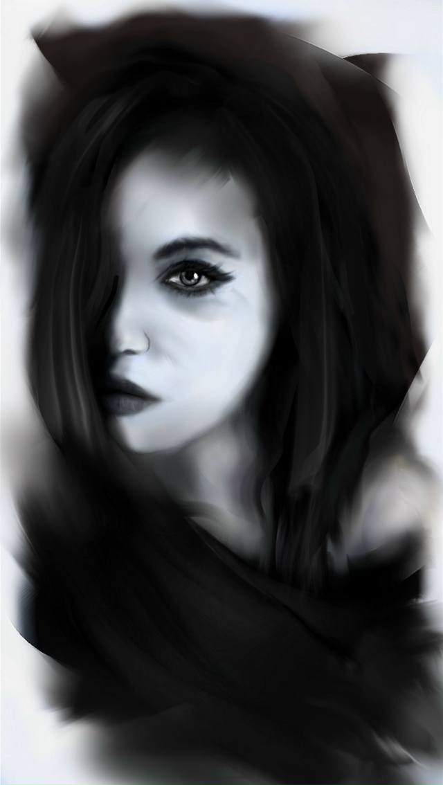 Карандашами и пастелью рисовал .
В цифре в основном на ?...