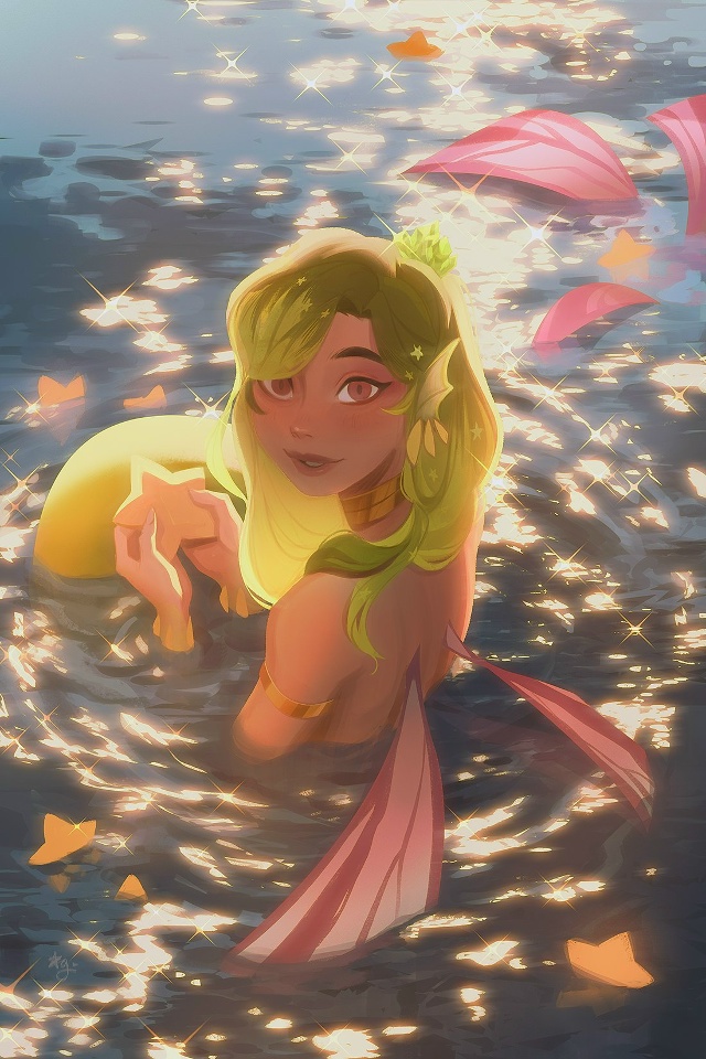 #Rise_of_the_Guardians / Хранители снов
Mermaid AU от aleikats