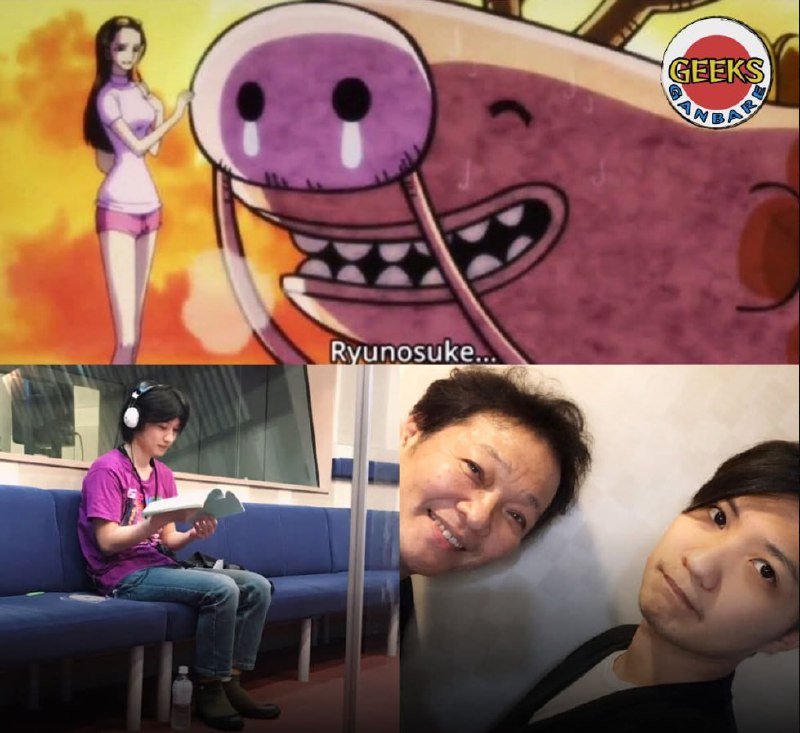 🏴‍☠️Сэйю Усоппа — Каппэй Ямагути — однажды пообещал сыну, фанату «Ван-Пис» и Нико Робин, помочь ему