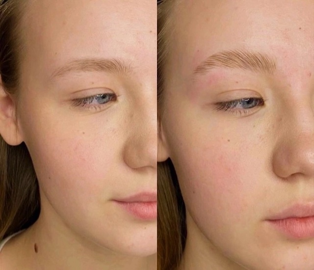 Добрый день,меня зовут Алина,я мастер-бровист!
-В спект?...