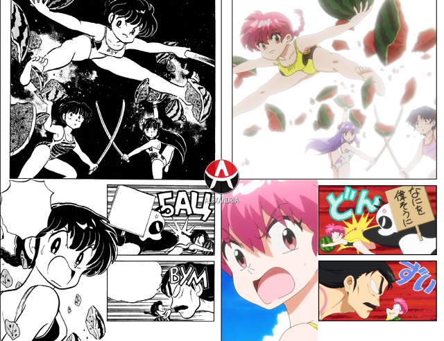 ❤ Сравниваем «Ранма 1/2»: манга х 4 серия 2 сезона ремейк?...