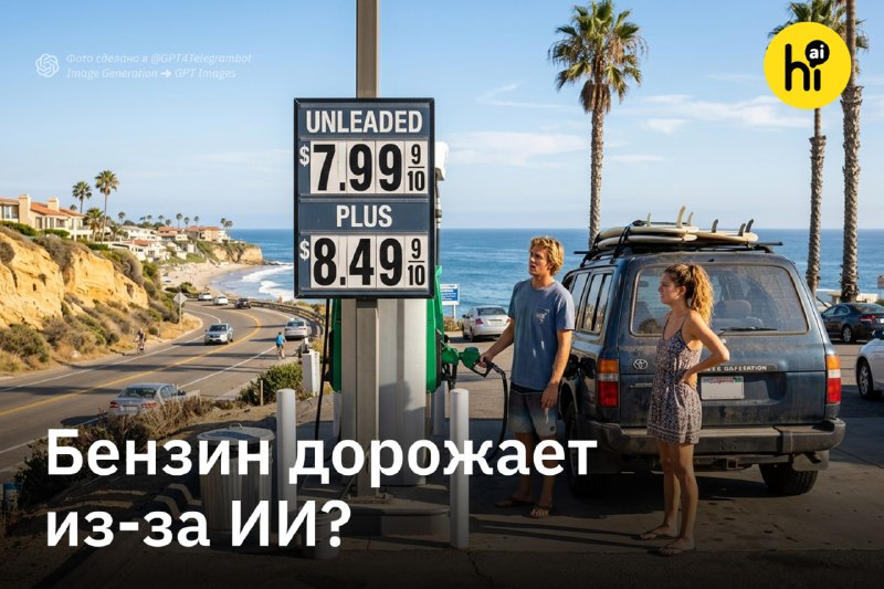 🔥 В подорожании бензина в США обвиняют ИИ
Калифорнийские водители подали в суд на крупнейших операт