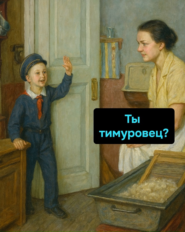 Когда воспитание советское, а навыки современные.