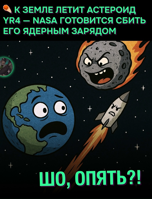 🌚 NASA готовит ядерный удар по астероиду — иначе Землю ?...