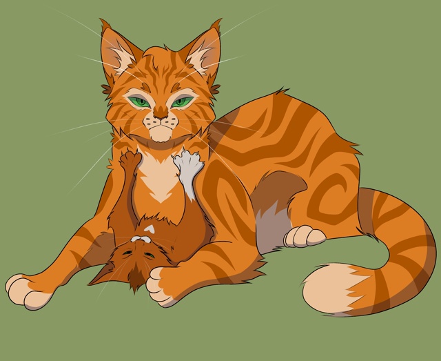 «И почему с Белочкой всегда сижу я?»
Огнезвёзд и Белоч?...