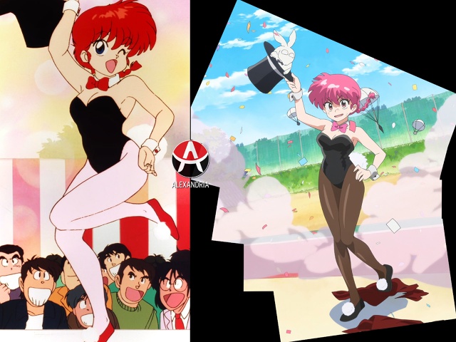 ❤ Сравниваем «Ранма 1/2»: сериал 89-го х 3 серия 2 сезона р?...