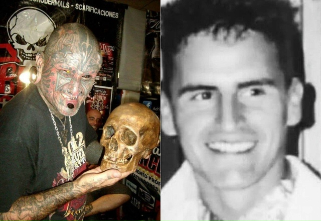 Парень показал, как выглядел до того, как покрыл всё св?...