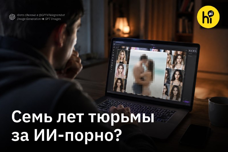 🔍 За ИИ-порно в Корее предлагают давать семь лет тюрьмы
В Южной Корее хотят приравнять ИИ-порно с в