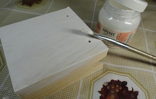 Декупаж и декор коробочки. Как нарисовать вуаль