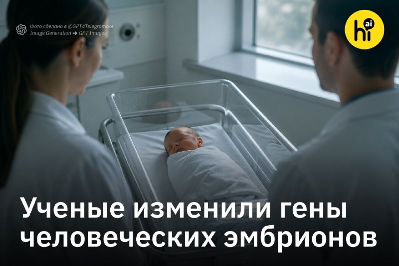 ❗️ Точечное редактирование генов впервые применили к человеческим эмбрионам
Генетики использовали т