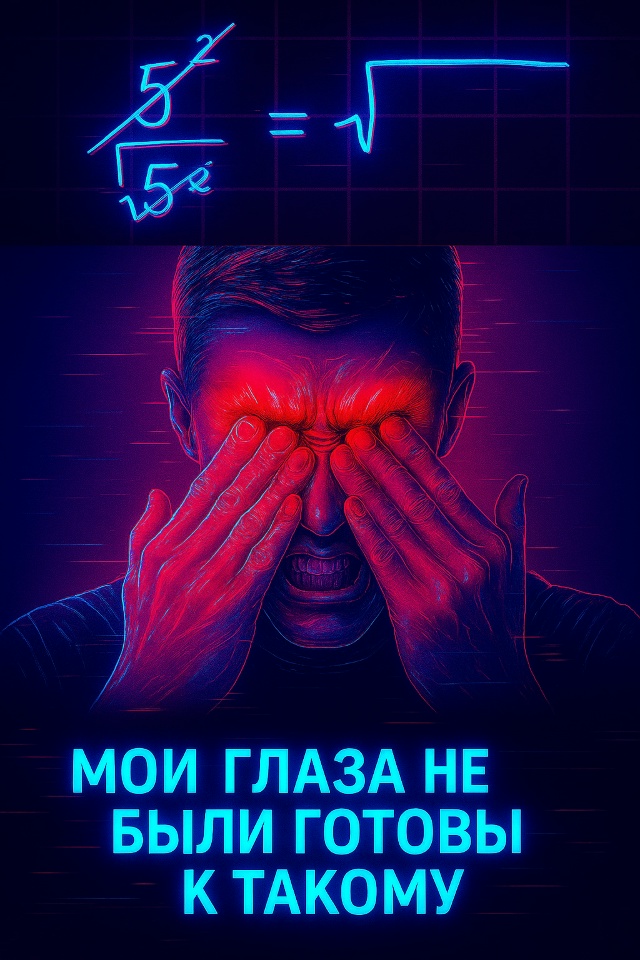 По его логике ответ должен быть 1/корень
