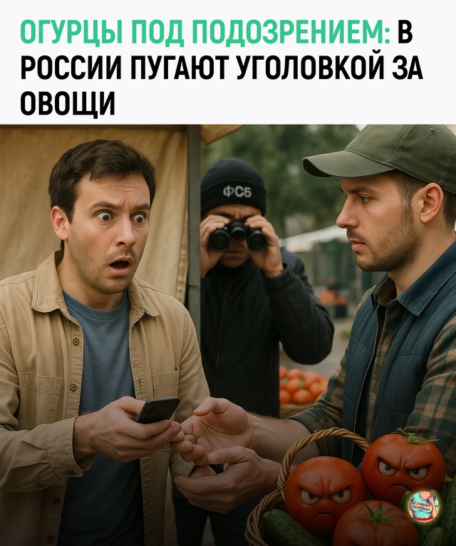 Купил огурцы — оказался соучастником. Капуста уже не з...