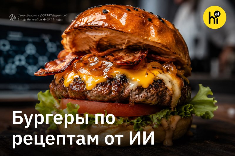 🔥 Бургеры от ИИ оказались вкуснее бигмака
Исследователи из Калифорнии разработали Burger AI — ИИ-ин