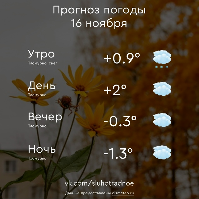 ⛅ Доброе утро, Отрадненцы! Всем продуктивного и приятн...