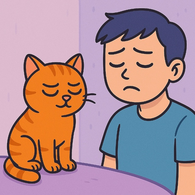 Кошки способны различать настроение человека по выраж...