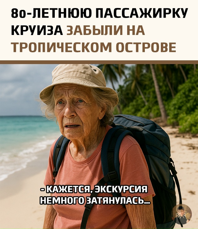 Круизный лайнер оставил 80-летнюю австралийку на тропи?...