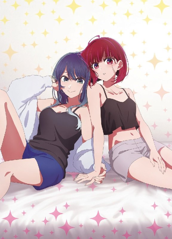 💖Кана и Аканэ из аниме «Звездное дитя» на обложке журнала Weekly Young Jump
Финальный эпизод 3 сезо