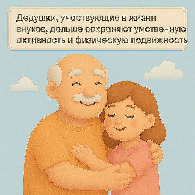 Активные дедушки живут дольше и бодрее ??
Исследова...