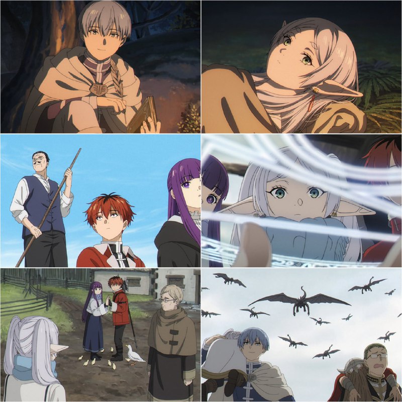 🍃Кадры к 9 серии 2 сезона аниме «Провожающая в последний путь Фрирен»
Выйдет 20 марта 2026 года.