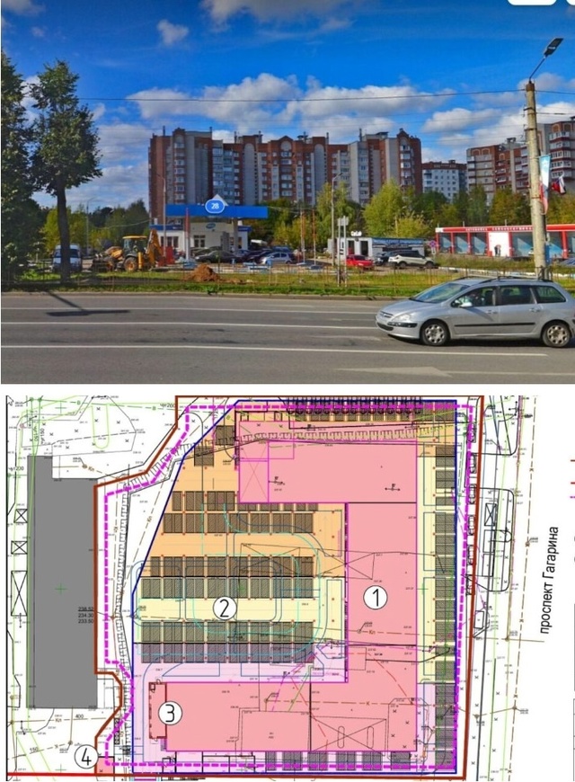 👉В Смоленске на проспекте Гагарина вместо заправки п?...