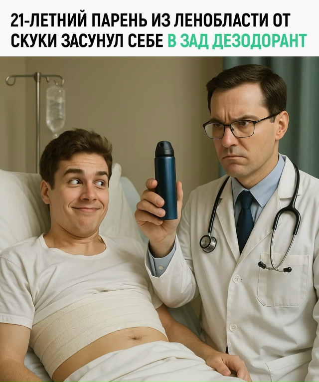 Три дня с дезодорантом внутри — новый уровень антипер?...