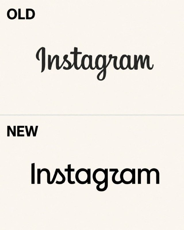 📸 Instagram* поменял шрифт в названии впервые за 10 лет
Новый шрифт — смесь печатных и курсивных б