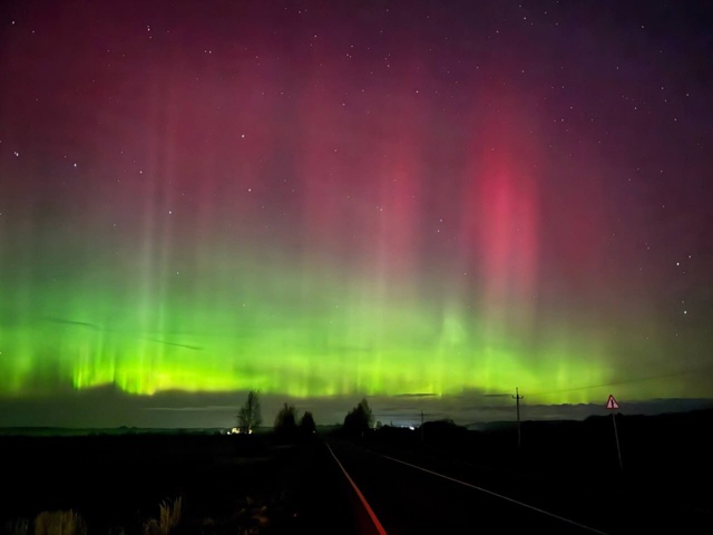 Ярославскую область вновь накрыло Северное сияние ❤️