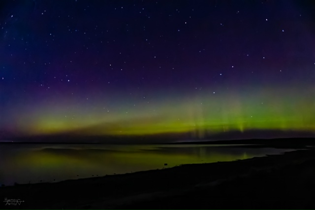 Северное сияние на Рыбинском водохранилище ❤️
12.11.2025...