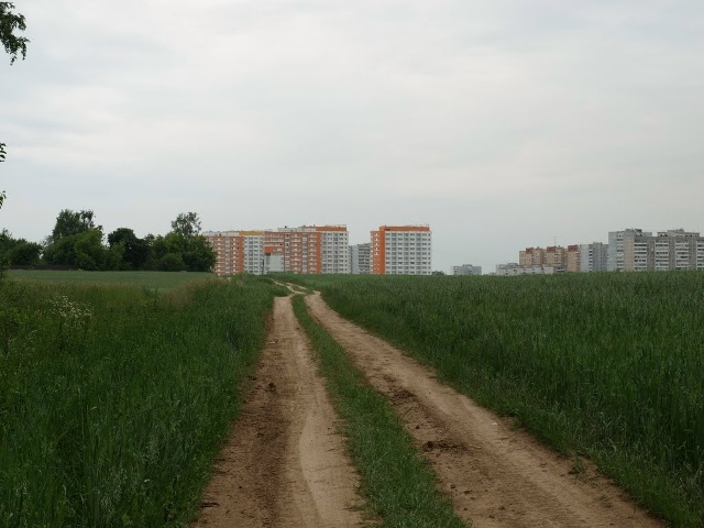 2008 или 2009 г. Вид на село Ермолино и мкр. Радужный.
Фотог...