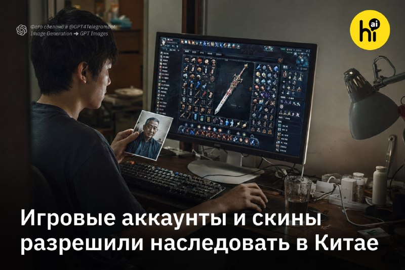 👨 В Китае игровые аккаунты и скины теперь можно передавать по наследству
Китайские суды начали приз