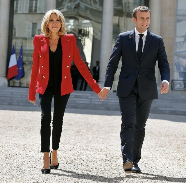 Супруга французского президента Эммануэля Макрона Бр?...