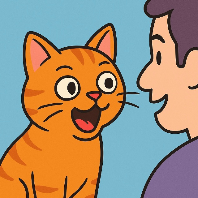 Кошки умеют «подстраивать» свой голос под человека. Он...