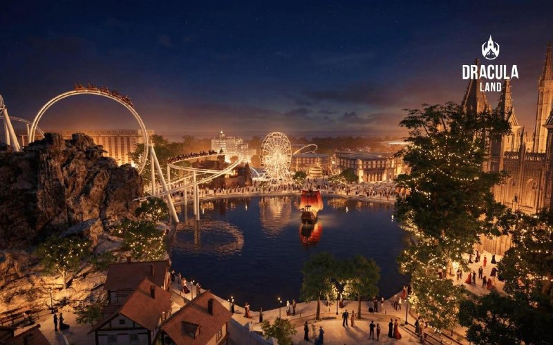 В Румынии построят огромный парк развлечений по вселенной Дракулы за 1 млрд евро.
Dracula Land зай