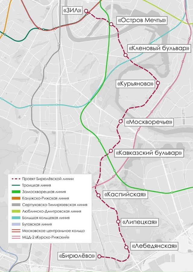 🚇 Строительство новой Бирюлёвской линии метро начало...