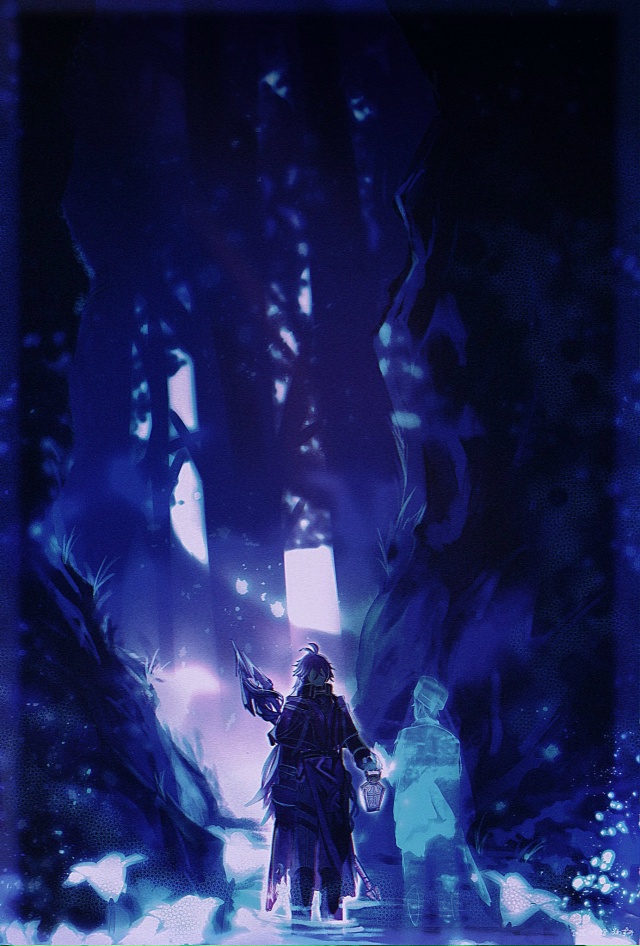 — Ночь – его время 🌠
✨ художник: uwazumi_yodomi ✨