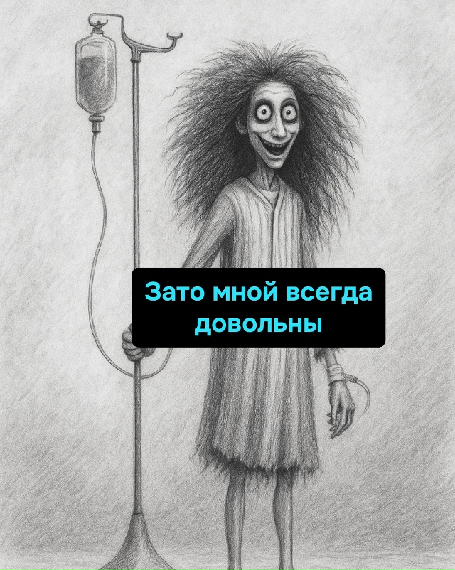 Зато не подвёл команду. Только себя, организм и нервную...