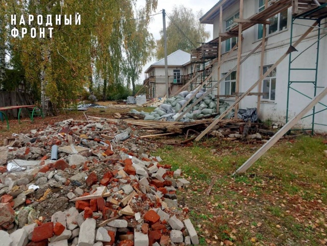 Единственный детский сад в Пичаево не смогли отремонт?...