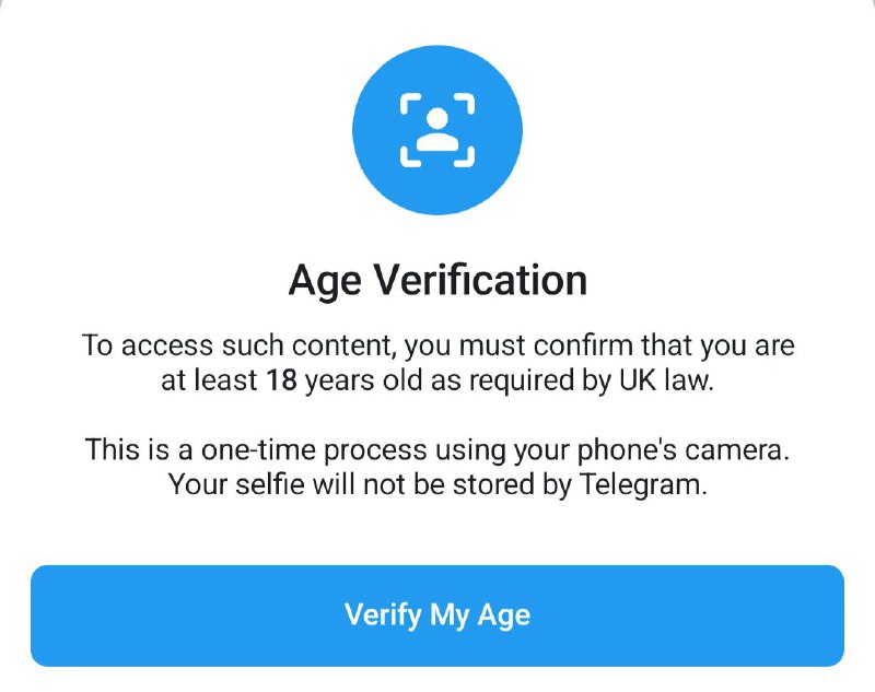 Wow, so this happens in the UK on telegram, for over 18 groups.