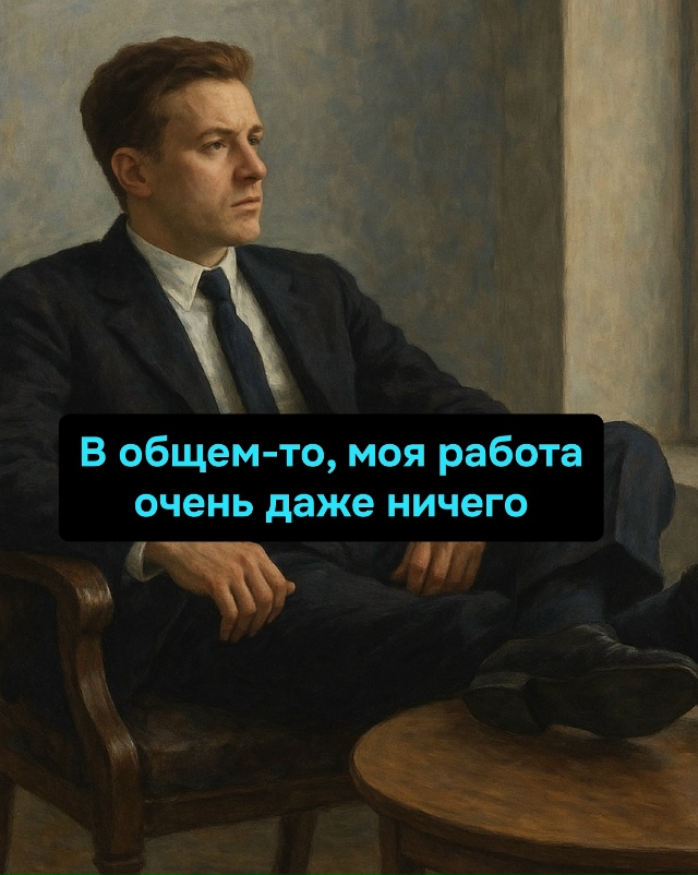Иногда я думаю, что моя зарплата — это компенсация мор?...