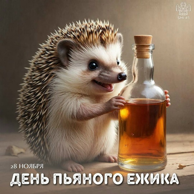 ️🦔 День пьяного ёжика отмечаем сегодня
Символично, ?...