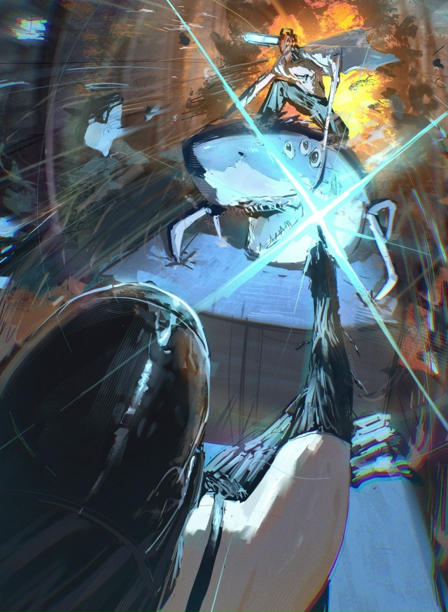 💥 Распиливаем утро с kouchanthree.
#арт@advance_empire | #ChainsawMan