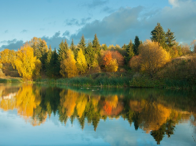 Вот так менялось одно и тоже место в течении месяца (фо?...